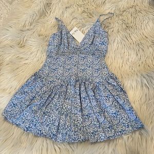 Hello molly blue floral romper